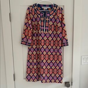 Gretchen Scott Colorful Geometric Pattern Dress